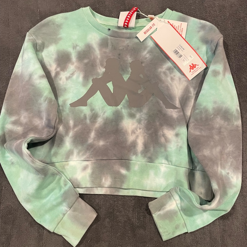 Kappa tie die crew neck
